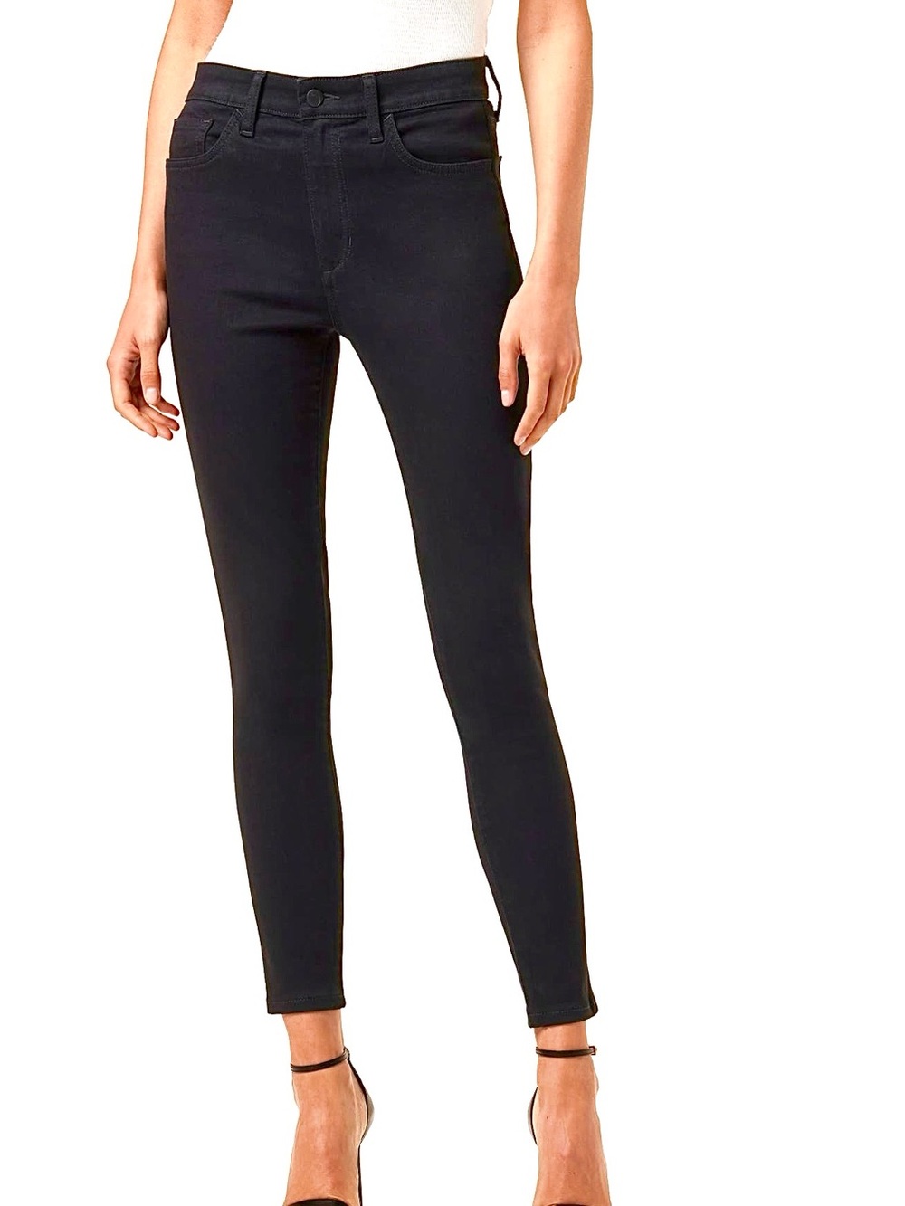 Joe's Jeans Black High-Rise Skinny Jeans